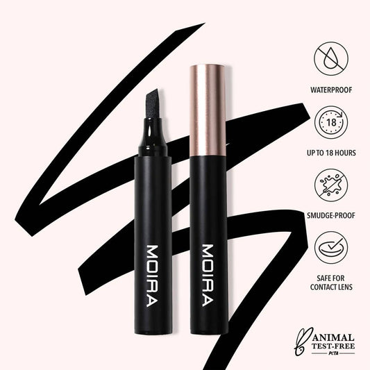 Moira Jumbo Edge Liquid Liner - Black 001
