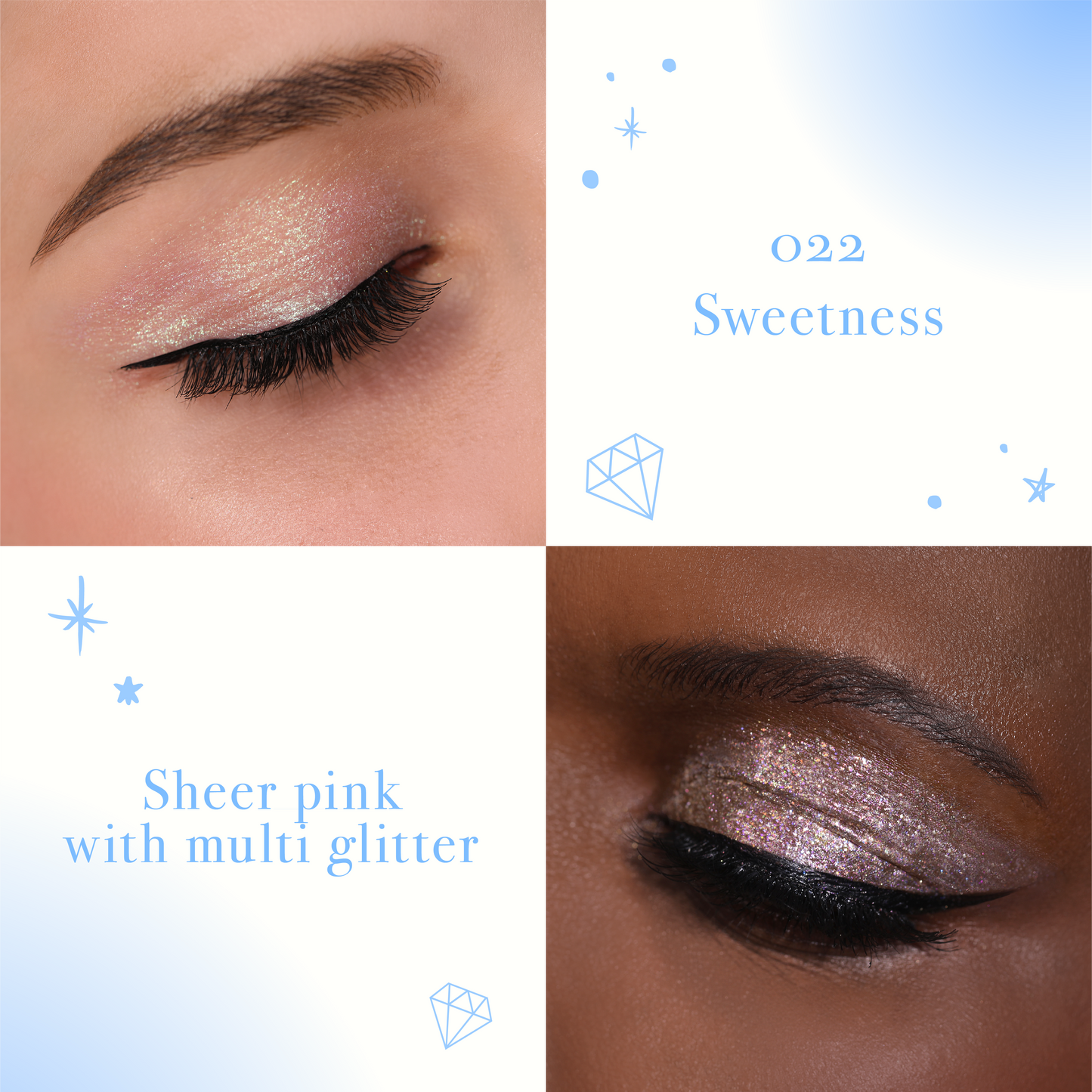 Moira Diamond Daze Liquid Shadow - Sweetness 022