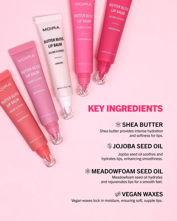 Moira Butter Bliss Lip Balm - Peachy Passion 014