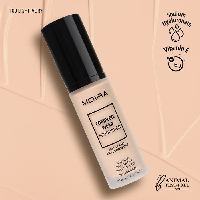 Moira Complete Wear™ Foundation - Light Ivory 100
