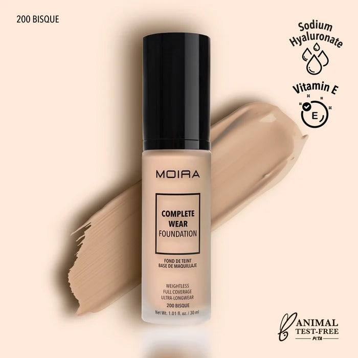 Moira Complete Wear™ Foundation - Bisque 200