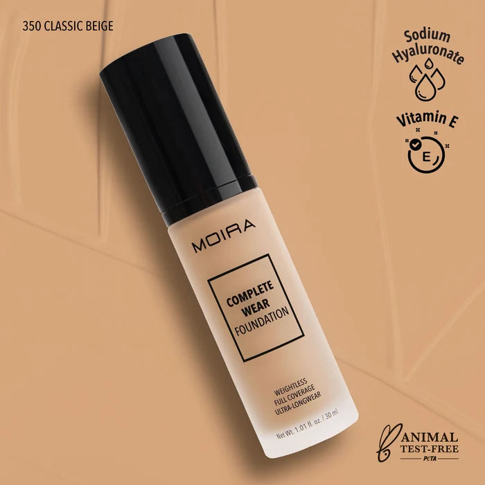 Moira Complete Wear™ Foundation - Classic Beige 350