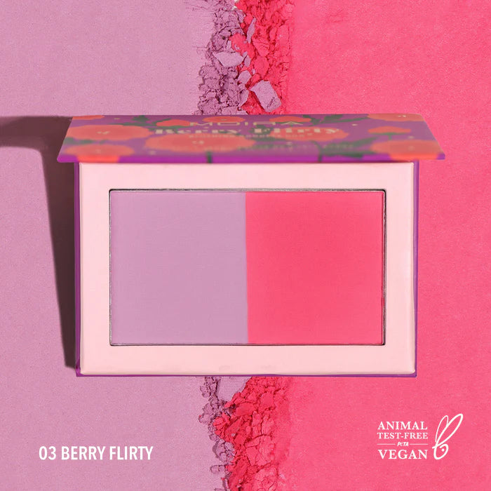 Moira Dual Blush -  Berry Flirty 003