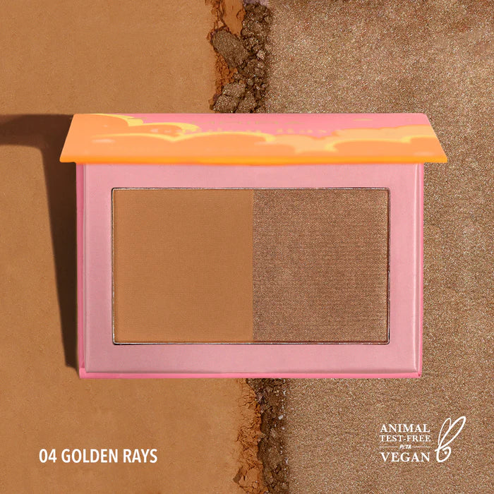 Moria Dual Powder Bronzer - Golden Rays 004