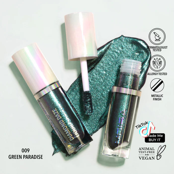 Moira Diamond Daze Liquid Shadow - Green Paradise 009