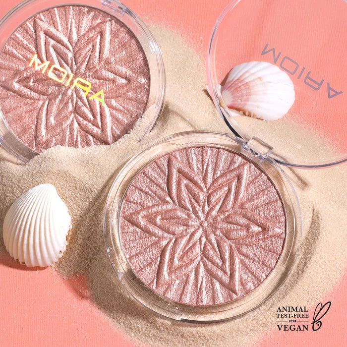 Moira Sun Glow Face & Body Highlighter - Rose Petals 002