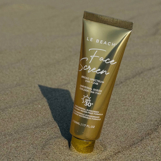 Le Beach Face Screen SPF30+ Tinted — Golden Tan Glow