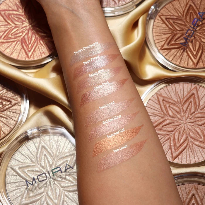 Moira Sun Glow Face & Body Highlighter - Spicy Hue 003