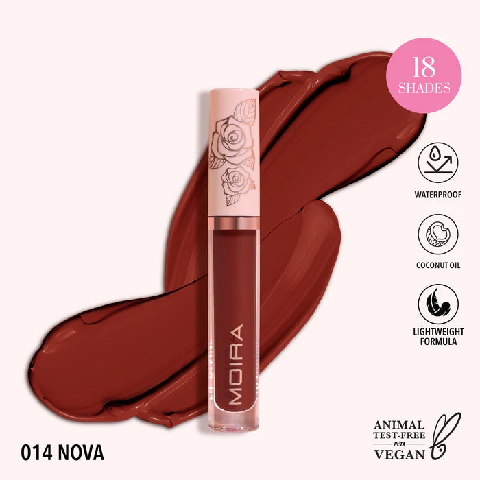Moira Lip Divine Liquid Lipstick - Nova 014