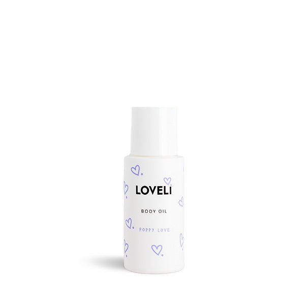 Loveli Body oil Poppy Love travel size