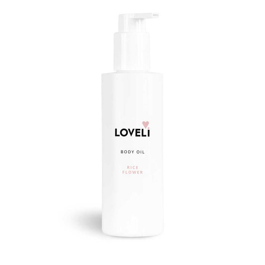 Loveli Body oil Rice Flower