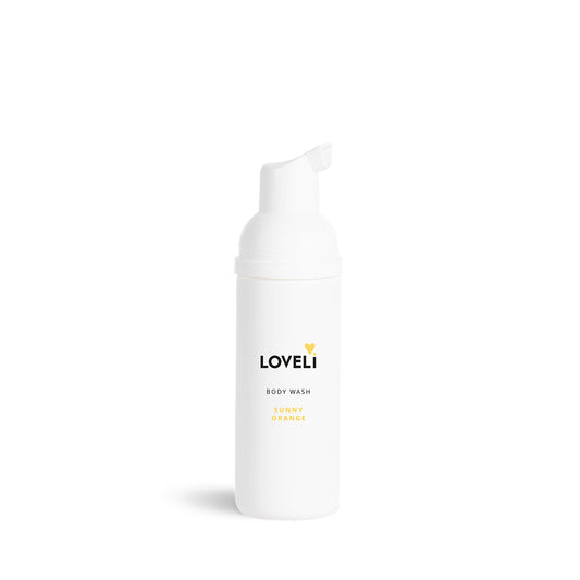 Loveli Body wash Sunny Orange travel size