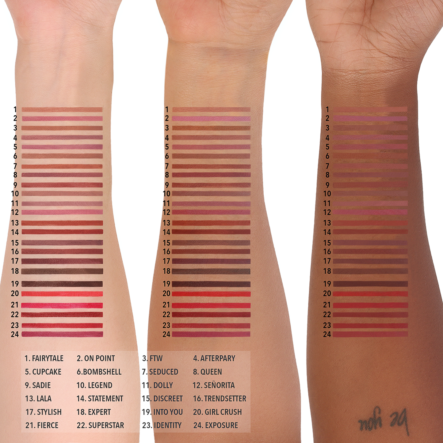 Moira Lip Appeal Waterproof Lip Liner - Girl Crush 020