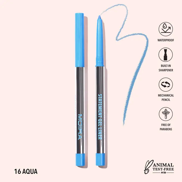 Moira Statement Gel Eyeliner - Aqua 016