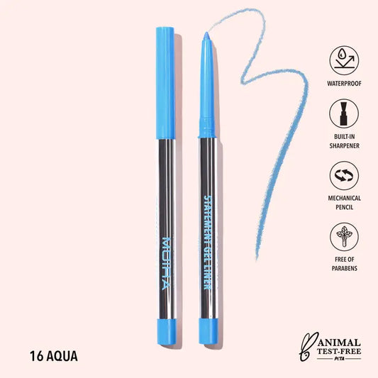 Moira Statement Gel Eyeliner - Aqua 016