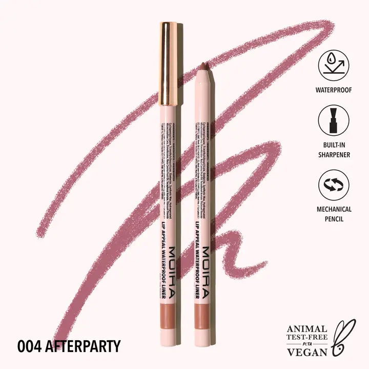 Moira Lip Appeal Waterproof Lip Liner - Afterparty 004