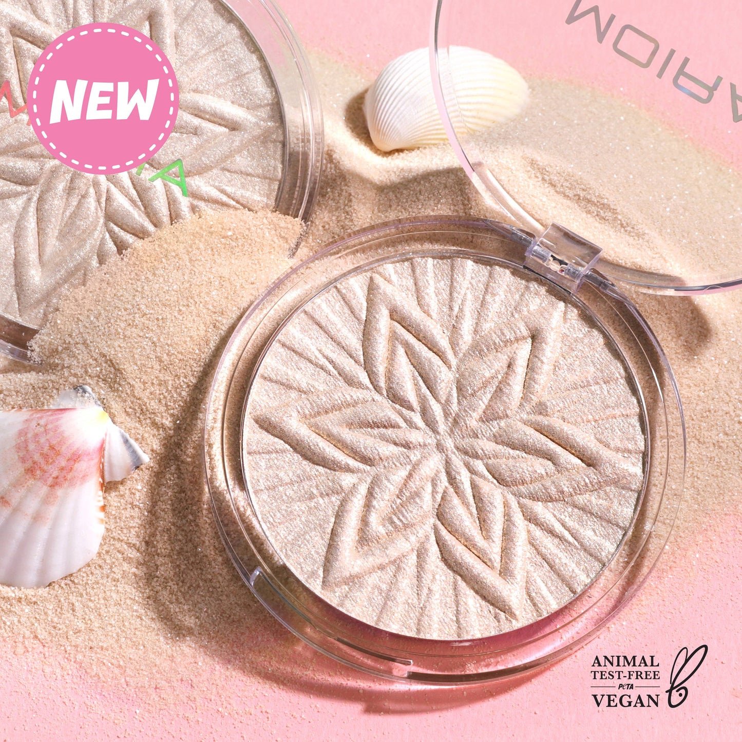 Moira Sun Glow Face & Body Highlighter - Sweet Champagne 001
