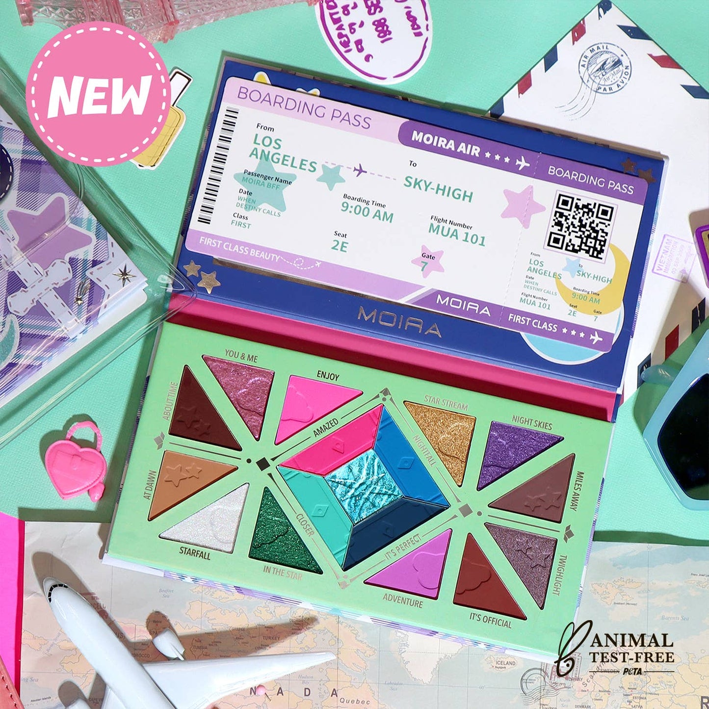Moira Getaway Eyeshadow Palette - Sky Is The Limit