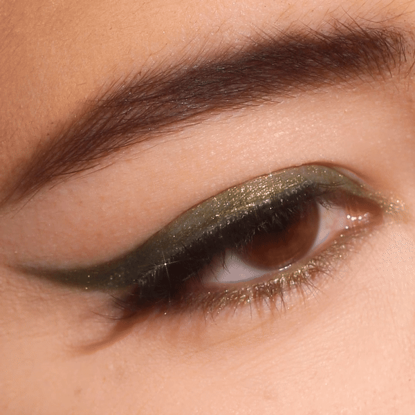 Moira Statement Shimmer Liner - Golden Olive 004