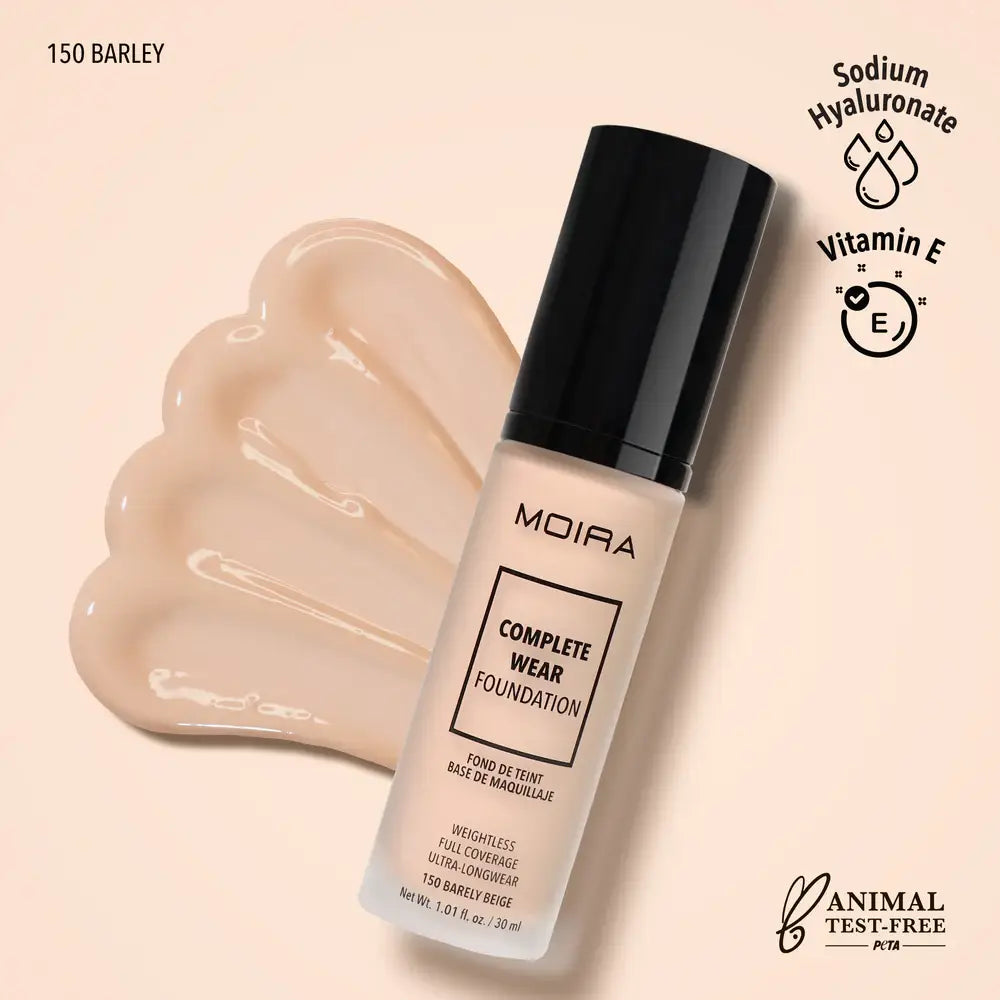 Moira Complete Wear™ Foundation - Barley Beige 150