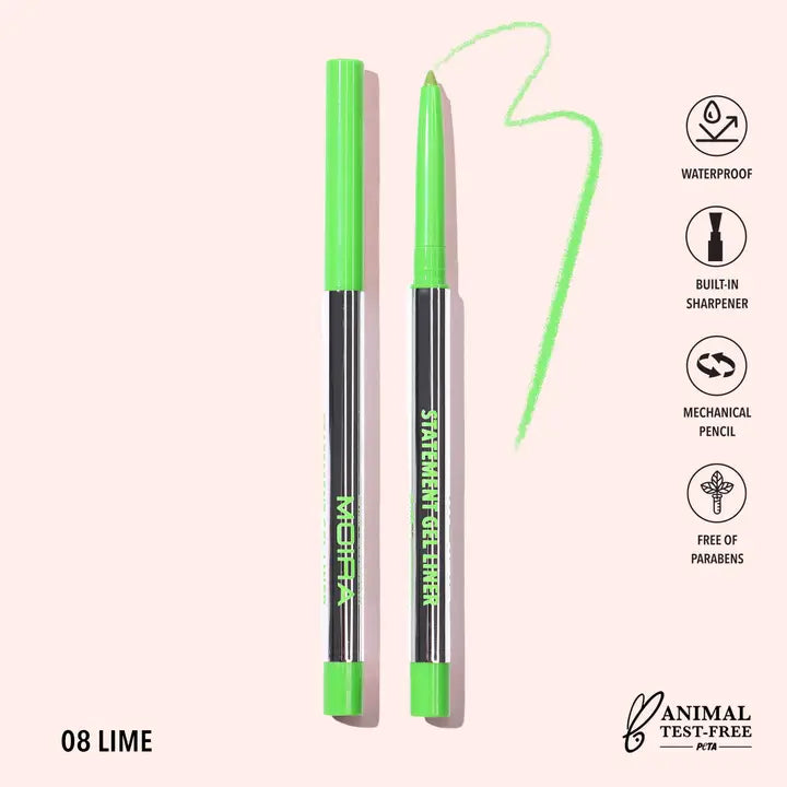 Moira Statement Gel Eyeliner - Lime 008