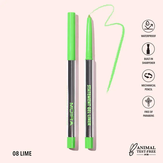 Moira Statement Gel Eyeliner - Lime 008