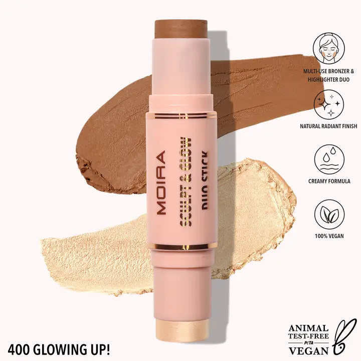 Moira Sculpt & Glow Duo Stick - Glowing Up! 400