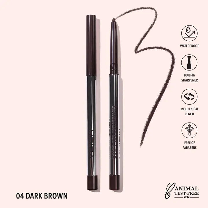Moira Statement Gel Eyeliner - Dark Brown 004