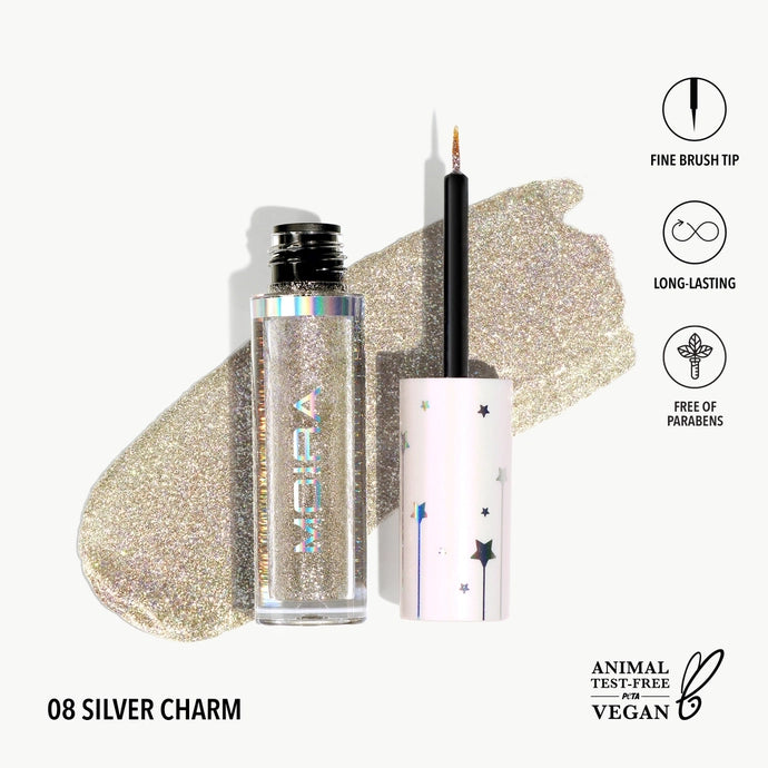 Moira Glitter Glitter Liner - Silver Charm 008