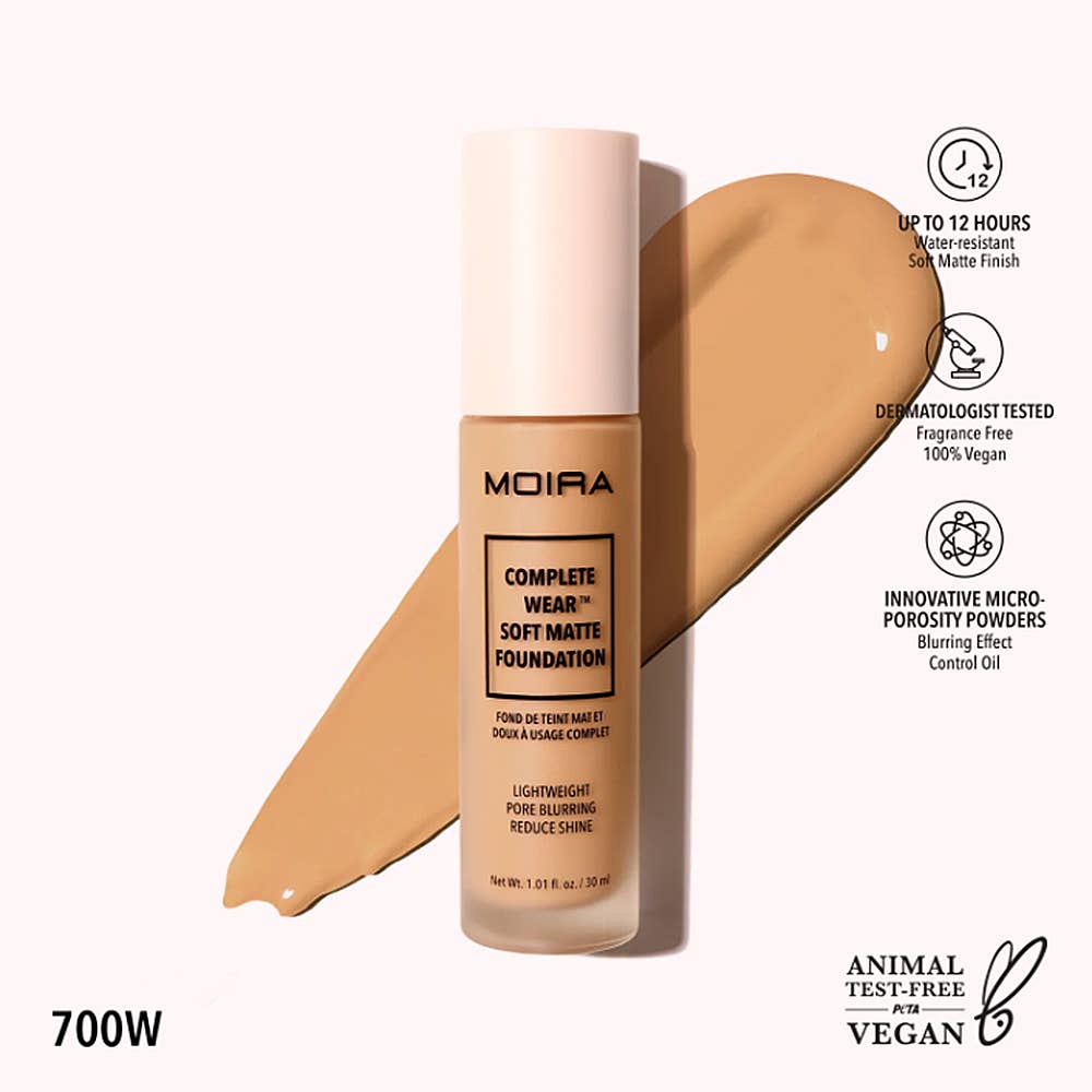 MOIRA COMPLETE WEAR SOFT MATTE FOUNDATION, MO CMF: #250