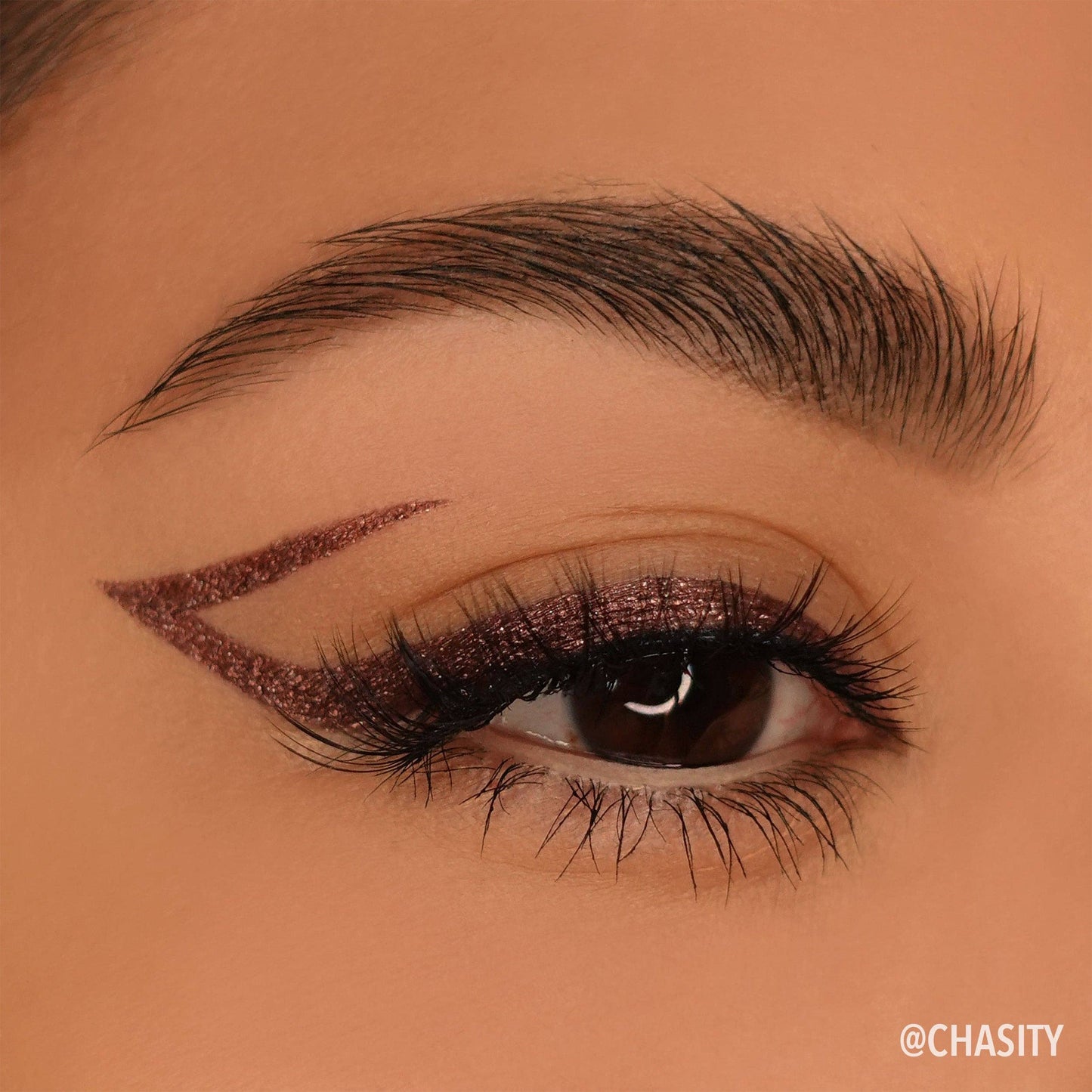 Moira Statement Shimmer Eyeliner - Metallic Brown 015