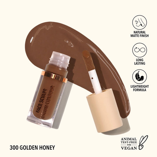 Moira Face Sculpt Liquid Contour - Golden Honey 300