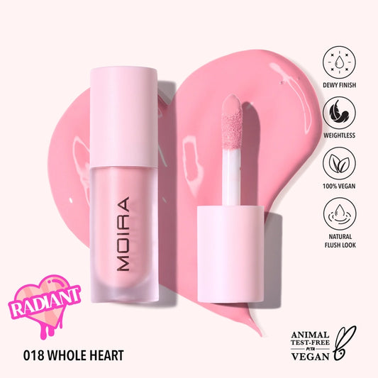 Moira Love Steady Liquid Blush - Whole Heart 018