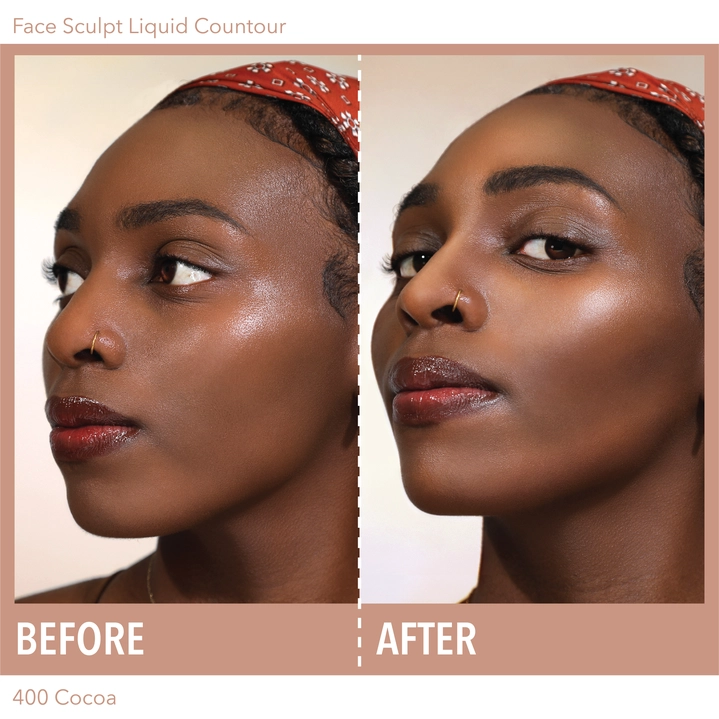 Moira Face Sculpt Liquid Contour - Cocoa 400