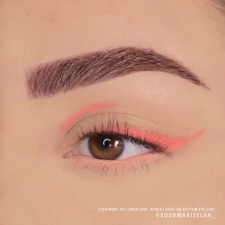 Moira Statement Gel Eyeliner - Peach 006