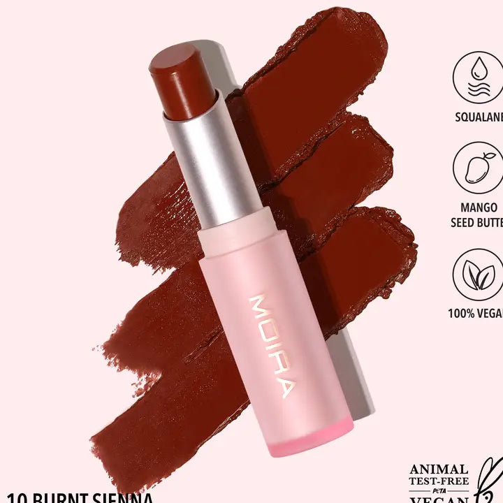 Moira Signature Lipstick - Burnt Sienna 010