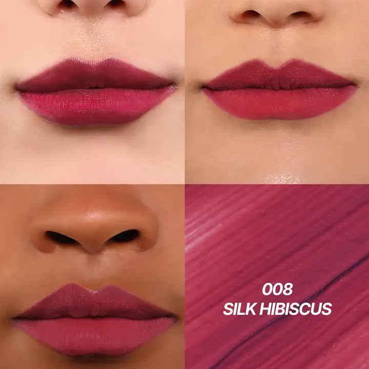 Moira Cushion Kiss Lip Cream - Silk Hibiscus 008
