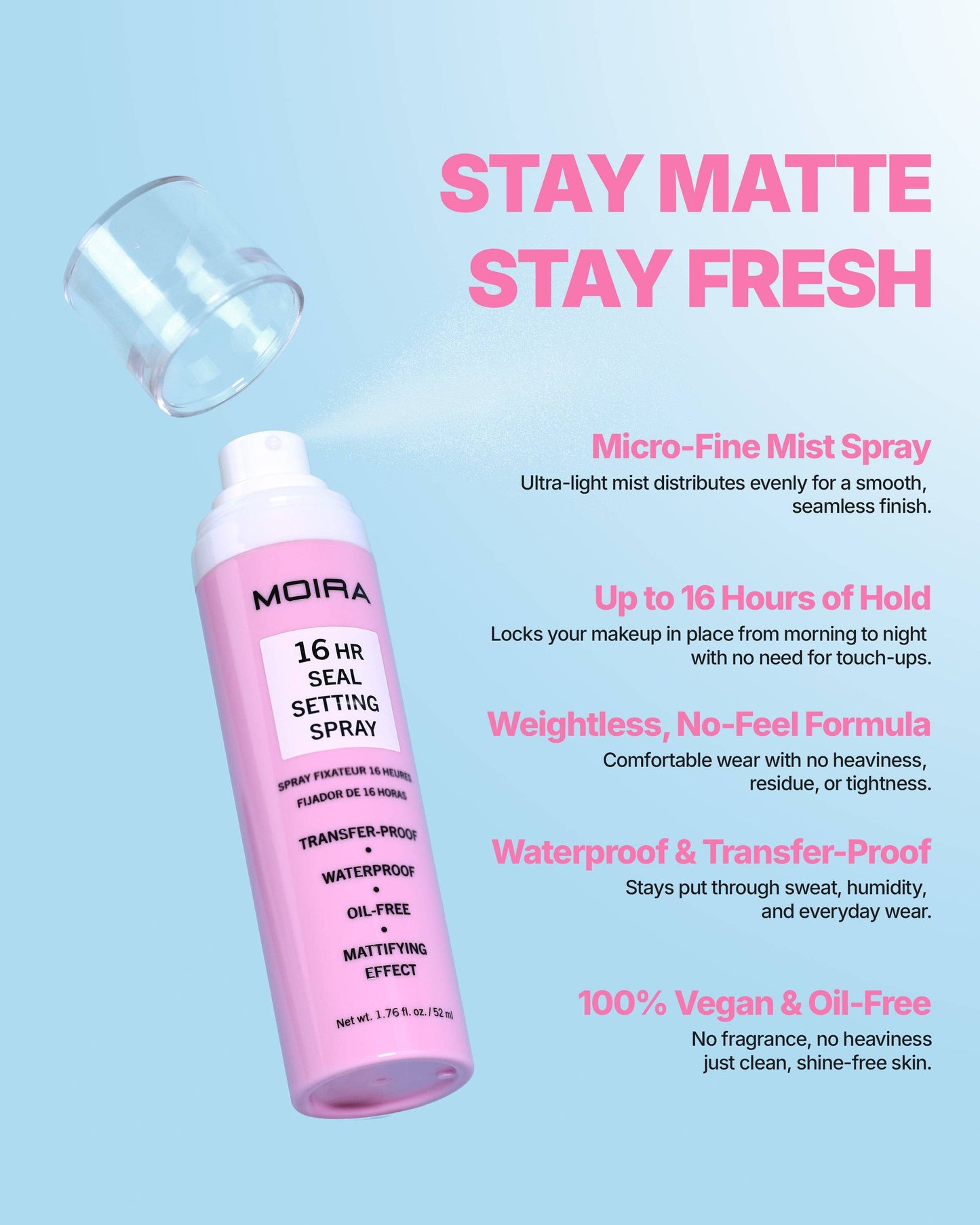 Moira 16HR Seal Setting Spray