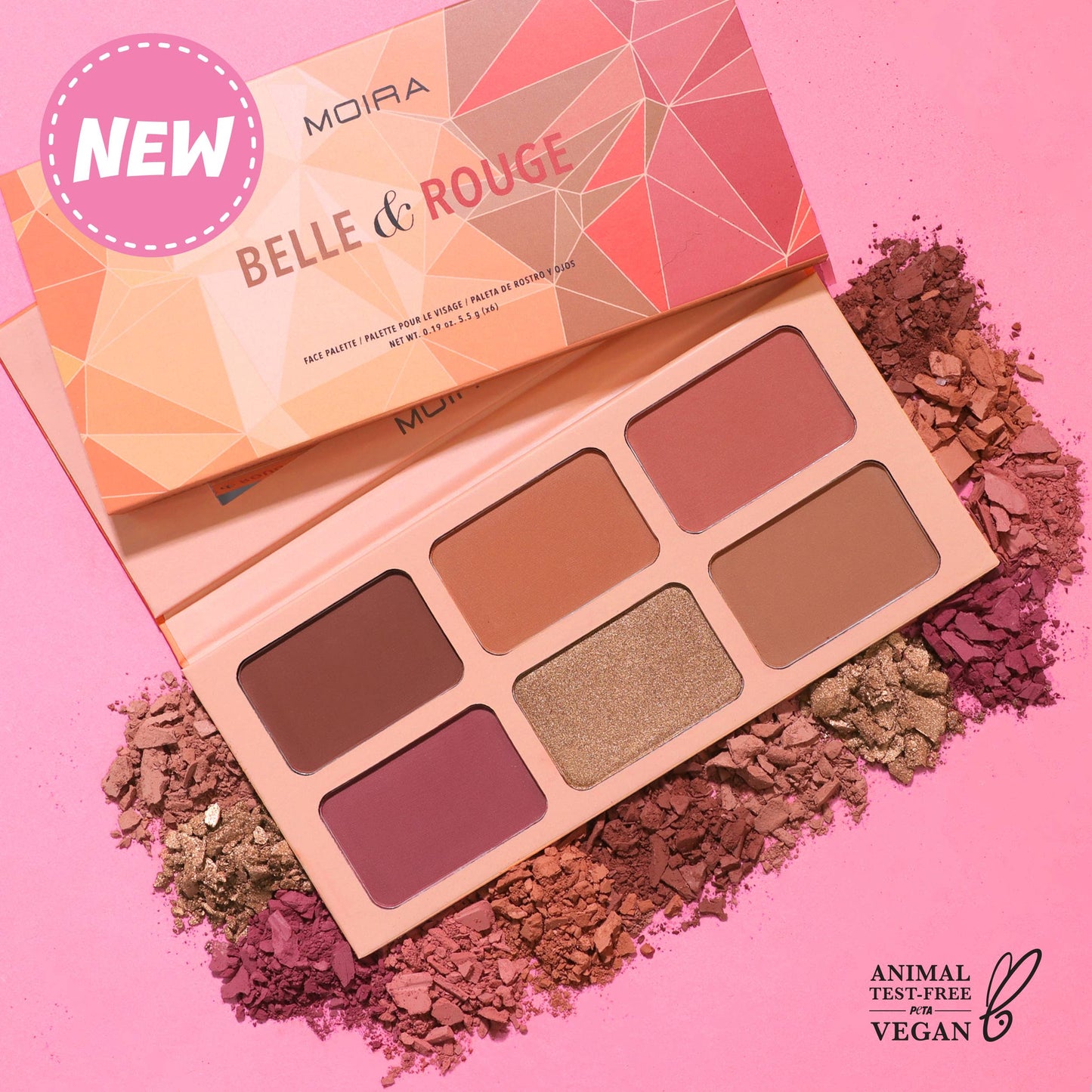 Moira Belle & Rouge Palette