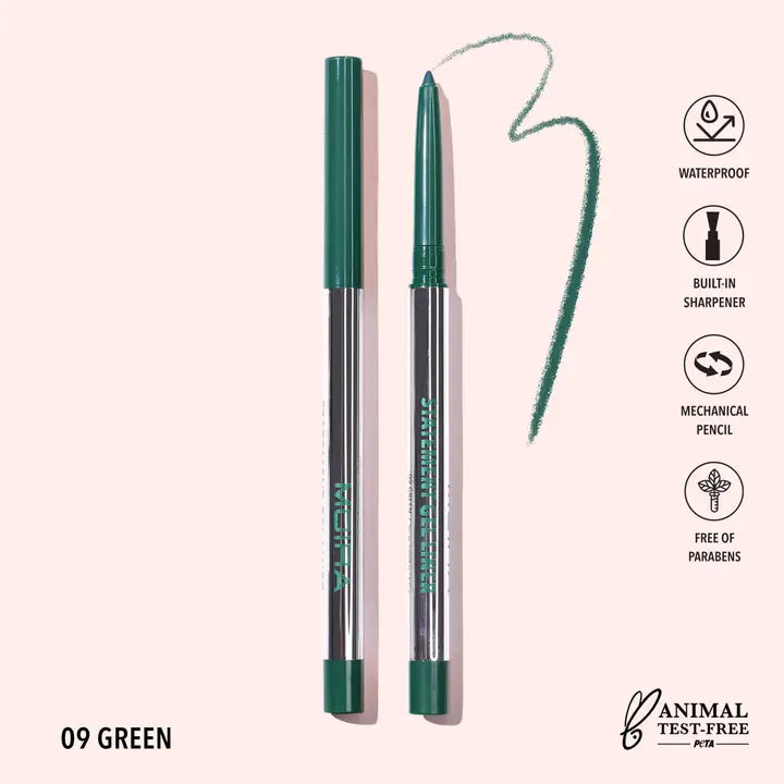 Moira Statement Gel Eyeliner - Green 009
