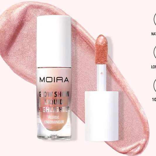 Moira Glow Show Liquid Highlighter - Rosé Royal 005