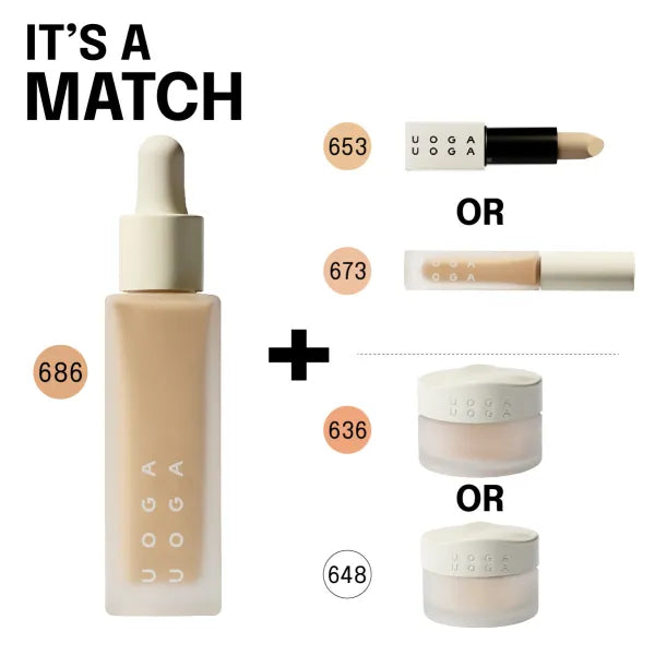 Uoga Uoga Serum Foundation Wind and Water 686