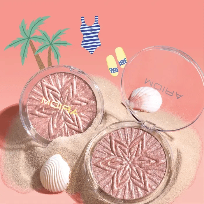 Moira Sun Glow Face & Body Highlighter - Rose Petals 002